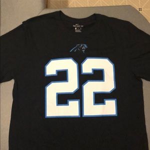Christian McCaffrey Black Nike T-shirt